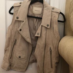 Blank NYC cream suede vest